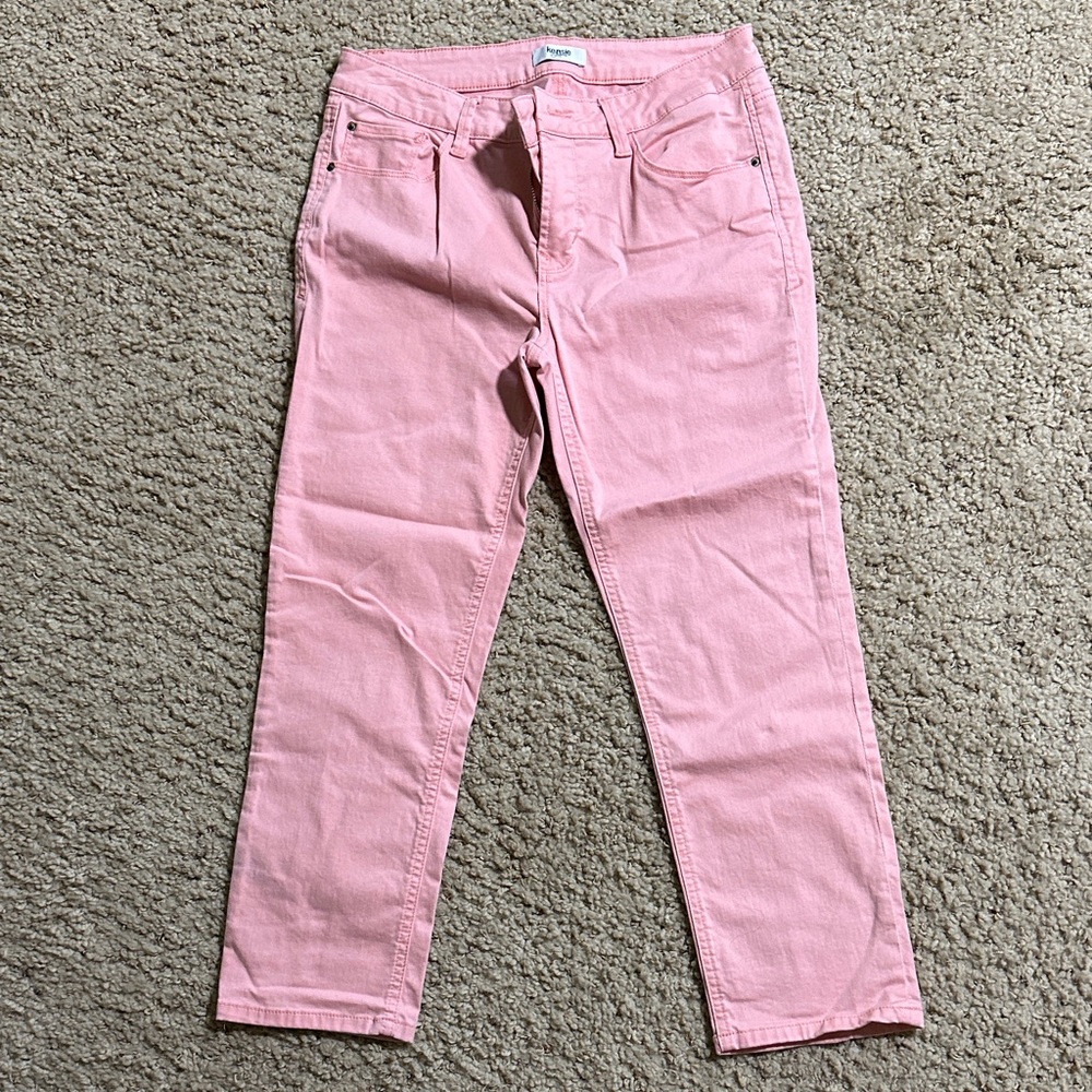 Kensie Pink Ankle Jeans for Women